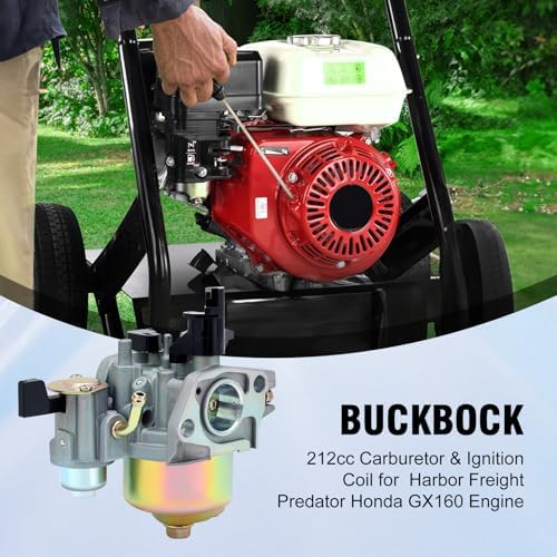 Predator 212 Carburetor Upgrade for 212cc Go-Kart Engine with Coil | Fits Predator 212cc & 196cc engines. Direct bolt-on replacement. Boosts
