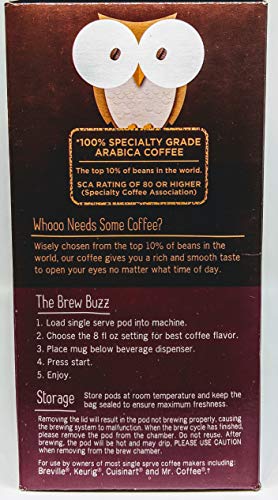 Wide Awake Coffee Single Serve Coffee Pods (32 Count, Breakfast Blend)