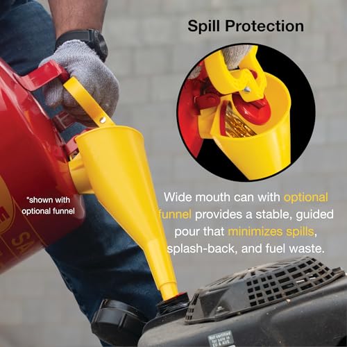 Eagle 1 Gallon Type I Red Safety Gas Can for Gasoline