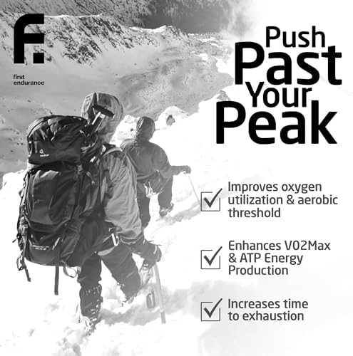 FIRST ENDURANCE OptygenHP - Premium Endurance Supplement | Boost Power | Increase Performance and Endurance | Improves Oxygen Utilization| 120