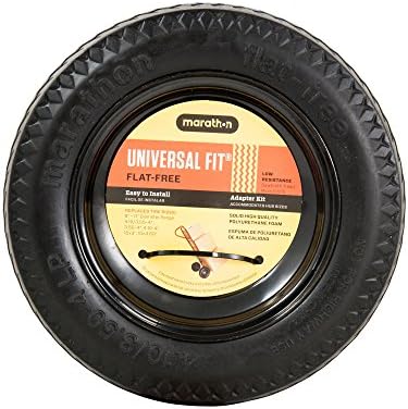 Marathon Industries 00210 Universal Fit, Flat Free, Hand Truck/All Purpose Utility Tire