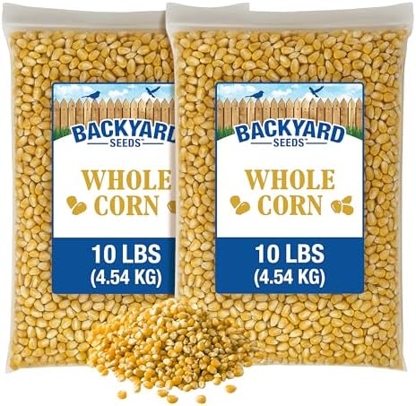 CountryMax 50LB Cracked Corn Chicken Feed, for Birds, Deer, Squirrels | High Energy, USA Sourced, Year-Round Feeding for Poultry, Wildlife, Birds. For Ground Feeding or Bird Feeders