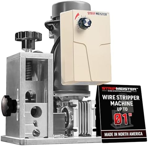 StripMeister E350x Electric Automatic Wire Stripping Machine – Wire Size Up To Ø1", Jam-Free