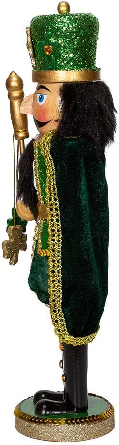 Kurt S. Adler 15-Inch Irish Nutcracker with Cape