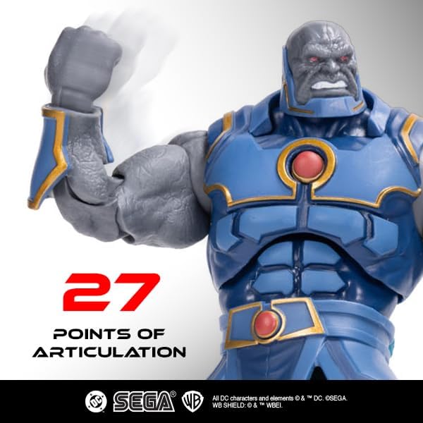 DC x Sonic Power vs Speed Action Figure Multipack, Officially Licensed by Jakks Pacific, Includes 7" Darkseid Classic Action Figure
