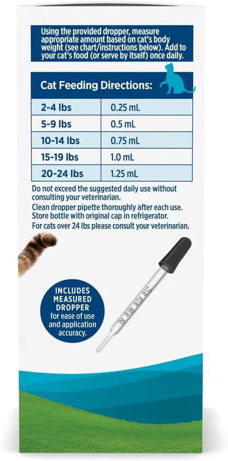 Nordic Naturals Omega-3 Fish Oil for Cats, w/EPA & DHA, Liquid - 2oz