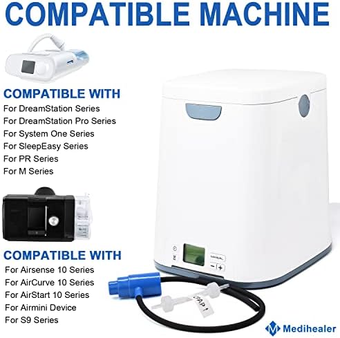 Medihealer Tubing Adapter -Tubing Adapter Compatible with AirSense 10 & for AirCurve 10 Series,for System One Series, for S9/S10 Series Machines