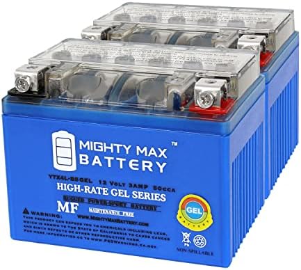 Mighty Max Battery YTX4L-BS Gel Battery for ATV Quad Dirt/Pit Bike 50/70/110/125 CC Brand Product