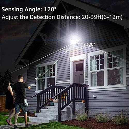 Dusk-to-Dawn Security Lights with Motion Sensor, 5000K IP65 Waterproof Outdoor, 280W Equiv. 110V 120V Dual-Head Rotatable LED Flood Light for Porch, Garage, Yard, Driveway