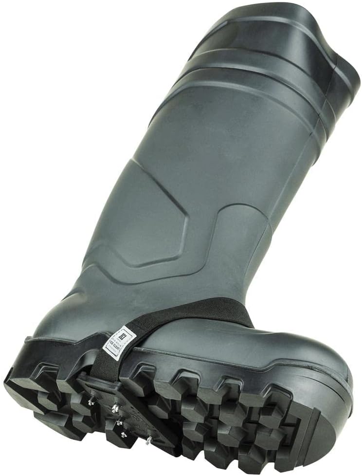 K1 Mid-Sole Ice Cleats for Men & Women - Rotatable Traction Aids For Winter Snow - Hi Vis - Low Profile