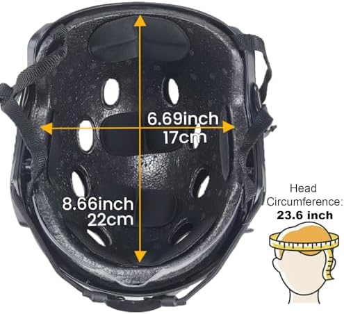 PJ Type Tactical Multifunctional Fast Helmet with Visor Goggles Version