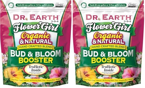 DR EARTH 707P Organic 8 Bud and Bloom Fertilizer in Poly Bag, 4-Pound, Multicolor