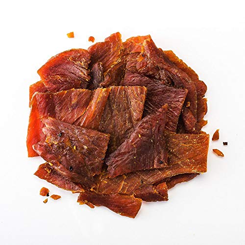 Perky Jerky Original Turkey Jerky, 14oz - Low Sodium - 10g Protein per Serving - Low Fat - 100% U.S. Sourced - Handcrafted, Tender Texture and Bold Flavor
