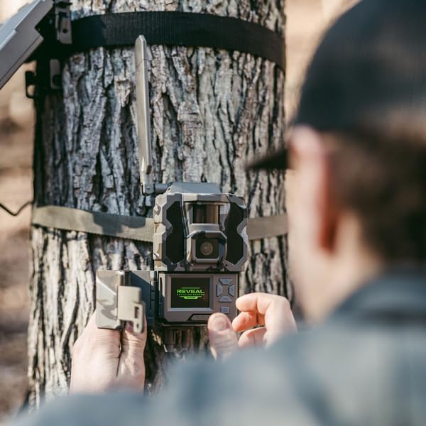 TACTACAM Reveal Ultra Cellular Trail Camera: 4K Photo, 1080p Video, Live View, GPS Tracking-Enabled, Switchable No-Glow/Low-Glow Flash