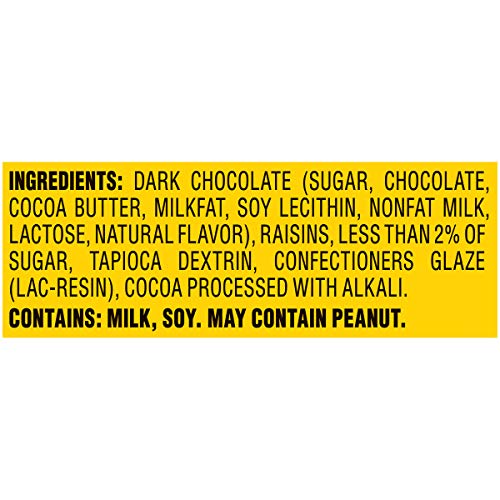 Raisinets, Dark Chocolate Covered California Raisins, Movie Theater Candy Box, 3.1 oz each, Bulk 15 Pack