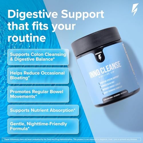 InnoSupps Inno Cleanse 2X 14 Day Colon Cleanse & Detox Flush, 4 Week Supply