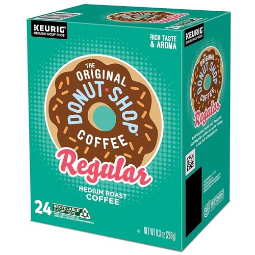 The Original Donut Shop Regular Keurig Single-Serve K-Cup Pods, Medium Roast Coffee, 24 Count