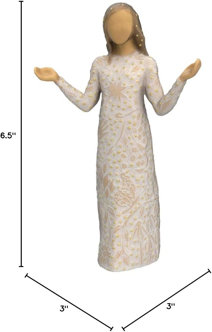 Willow Tree Everyday Blessings, Sculpted Hand-Painted Figure with Gold Leaf | Cast from a Susan Lordi Original Carving