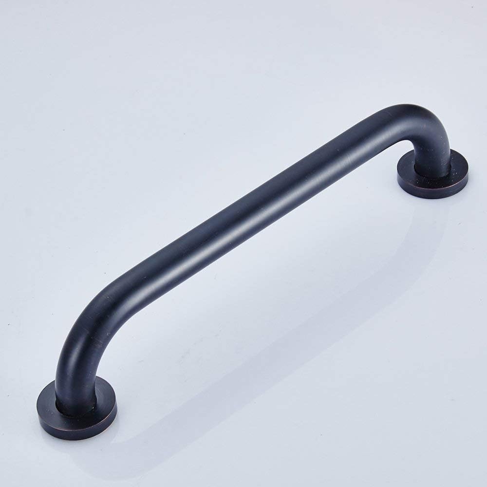 ELLO&ALLO Brushed Nickel Bathroom Shower Grab Bar, Home Care Bath Handrail (12 Inch)