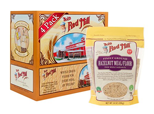 Bob's Red Mill Hazelnut Flour/Meal Natural, 14oz (Pack of 4) - Non GMO, Gluten Free, Vegan, Paleo Friendly, Keto Friendly, Kosher