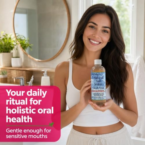 Dale Audrey Pink Himalayan Salt Water Rinse, Cinnamon Mouthwash, 16 oz