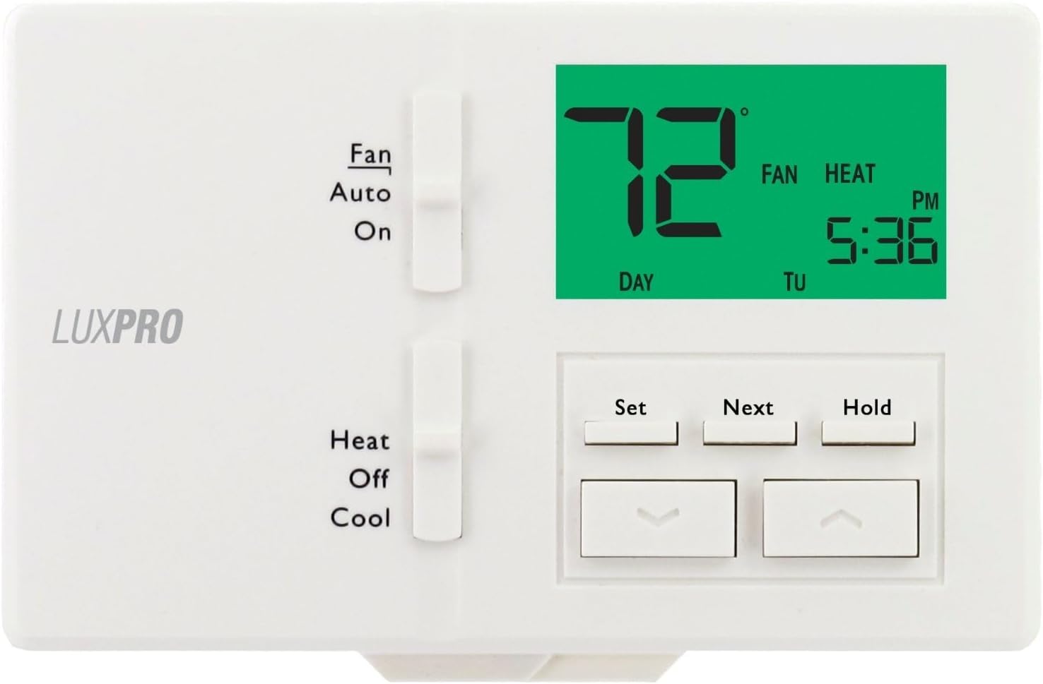 P711 7-Day Programmable or Non-Programmable, Easy-to-Use Thermostat | P711 Prog/Non-Prog, Digital Heating/Cooling Thermostat, Easy DIY Installation, Batteries Included