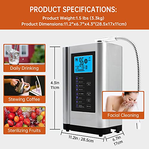 Alkaline Water Ionizer, Water Purifier Machine