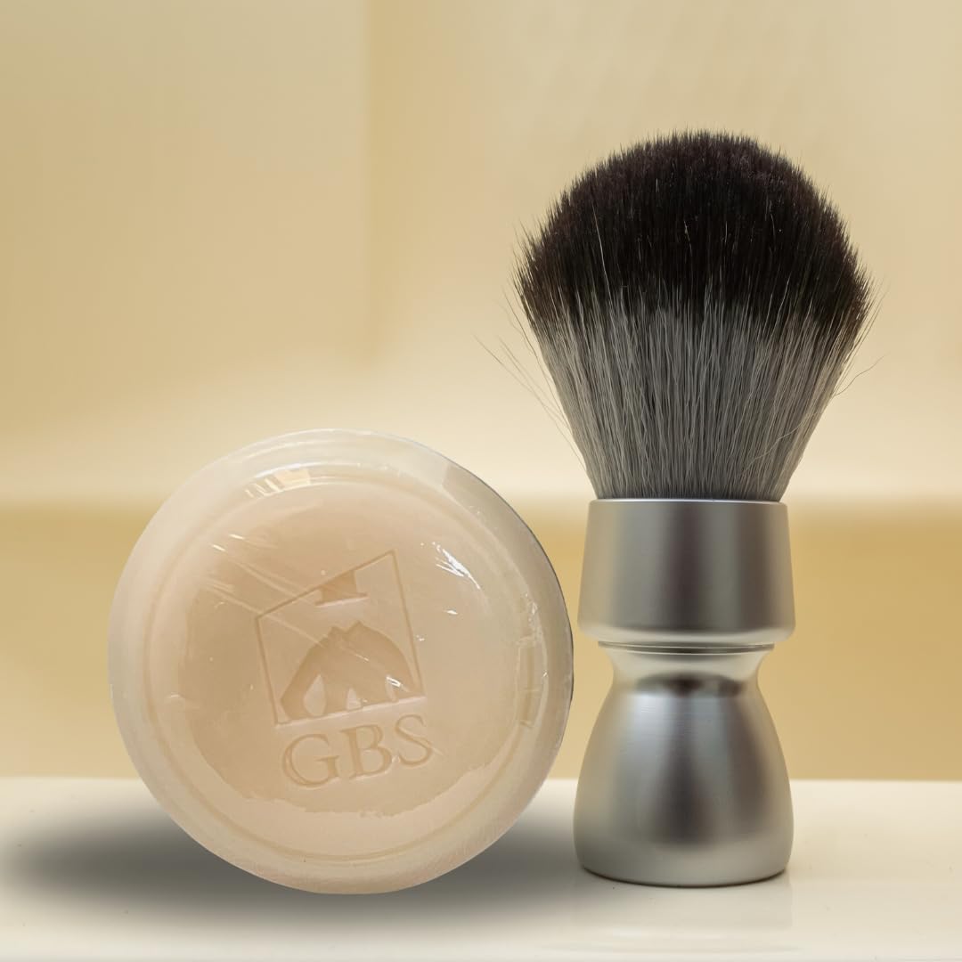 GENTS Men’s Shave Soap, 97% Natural Cedar Pine Scent, Rich Lather Wet Shaving, Traditional Shaving Soap for Men, 3oz Puck