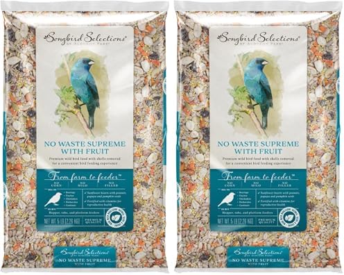 Global Harvest Foods+Songbird+Selections+Chickadee+and+Nuthatch+Bird+Seed+Sunflower+Hearts+5+lb+-+Case+of%3a+1%3b