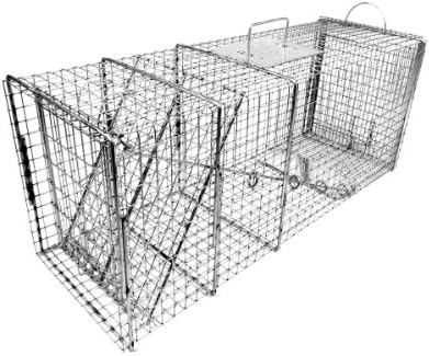 Tomahawk Live Trap - Model 609 - Original Series Rigid Live Trap with one Trap Door and Easy Release Door - 36x12x14 Extra Large for Raccoon