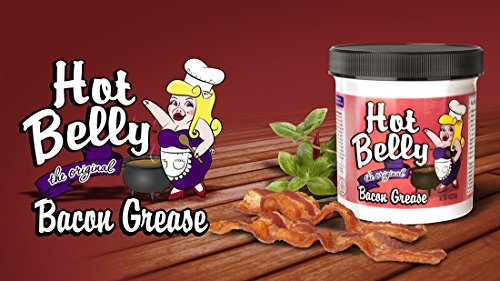 3 PACK HOT BELLY REAL BACON GREASE SHELF STABLE