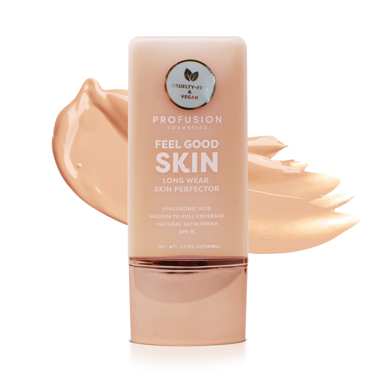 Profusion Cosmetics Lightweight Liquid Foundation for a Flawless and Elegant Radiance, Breathable Makeup that Improves Uneven Skin Tone