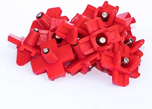 Horizontal Side Mount Chicken Watering Nipples | Easy Install No Leak Automatic Water Feeder for Poultry - 10 Pack
