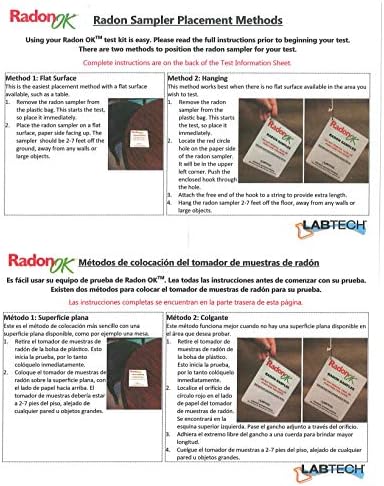 LabTech LT5110 Radon Test Kit