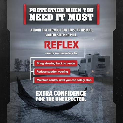 Roadmaster RSSA Reflex Steering Stabilizer Compatible with Cutaway & Class A Motorhomes | Requires RBK Mounting Kit (Sold Separately) for