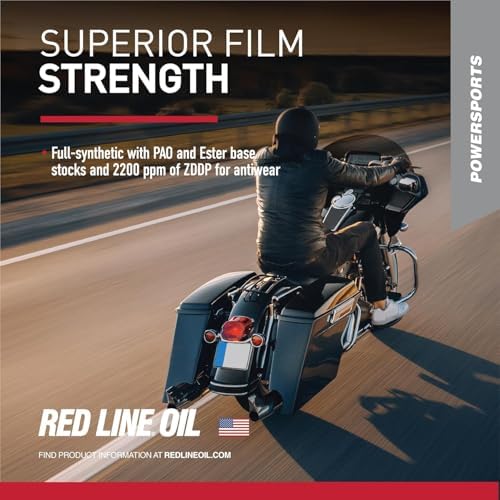 Red Line 42504 20W50 Motorcycle Oil Synthetic - Quart