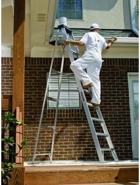 Louisville Ladder 2-Foot Aluminum Step Stool Industrial, 300-Pound Load Capacity, Type IA, AS3002
