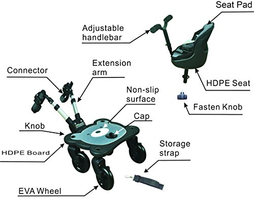 Englacha 2-in-1 Cozy 4-Wheel Rider