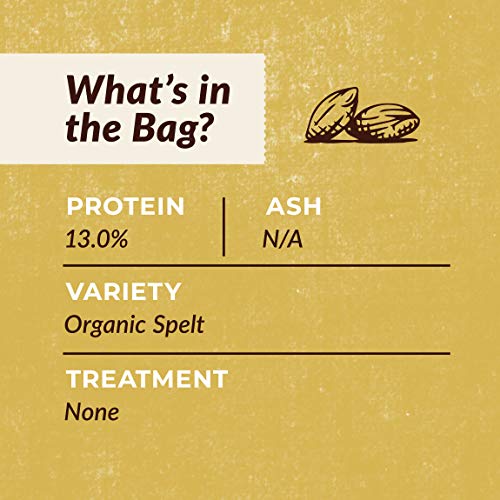 100% Organic Hard Red Spring Wheat Berries- 25 lbs