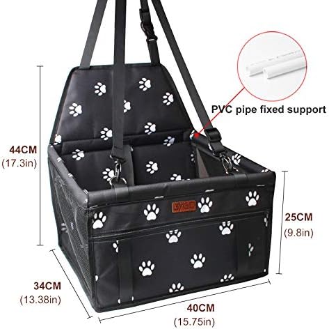 BYGD Portable Pet Dog Booster Seat for Small and Medium Pets