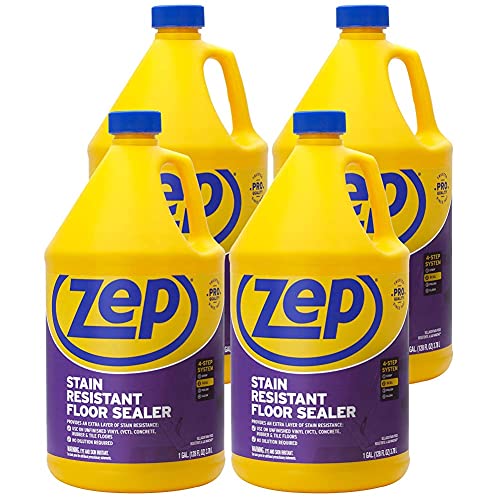 Zep Stain Resistant Floor Sealer - 1 Gallon - ZUFSLR128 - Durable, Long Lasting Seal