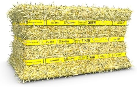 standlee Straw Compressed Bale Animal Bedding, Hay Bedding for Horses & Livestock, 3.6 cu. ft.