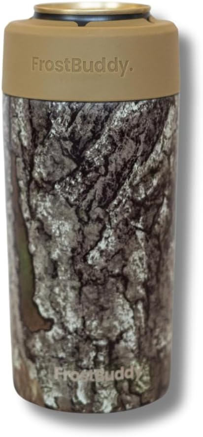 Frost Buddy Universal Can Cooler - Fits Slim Cans, 12 & 16oz (MatteBlack)
