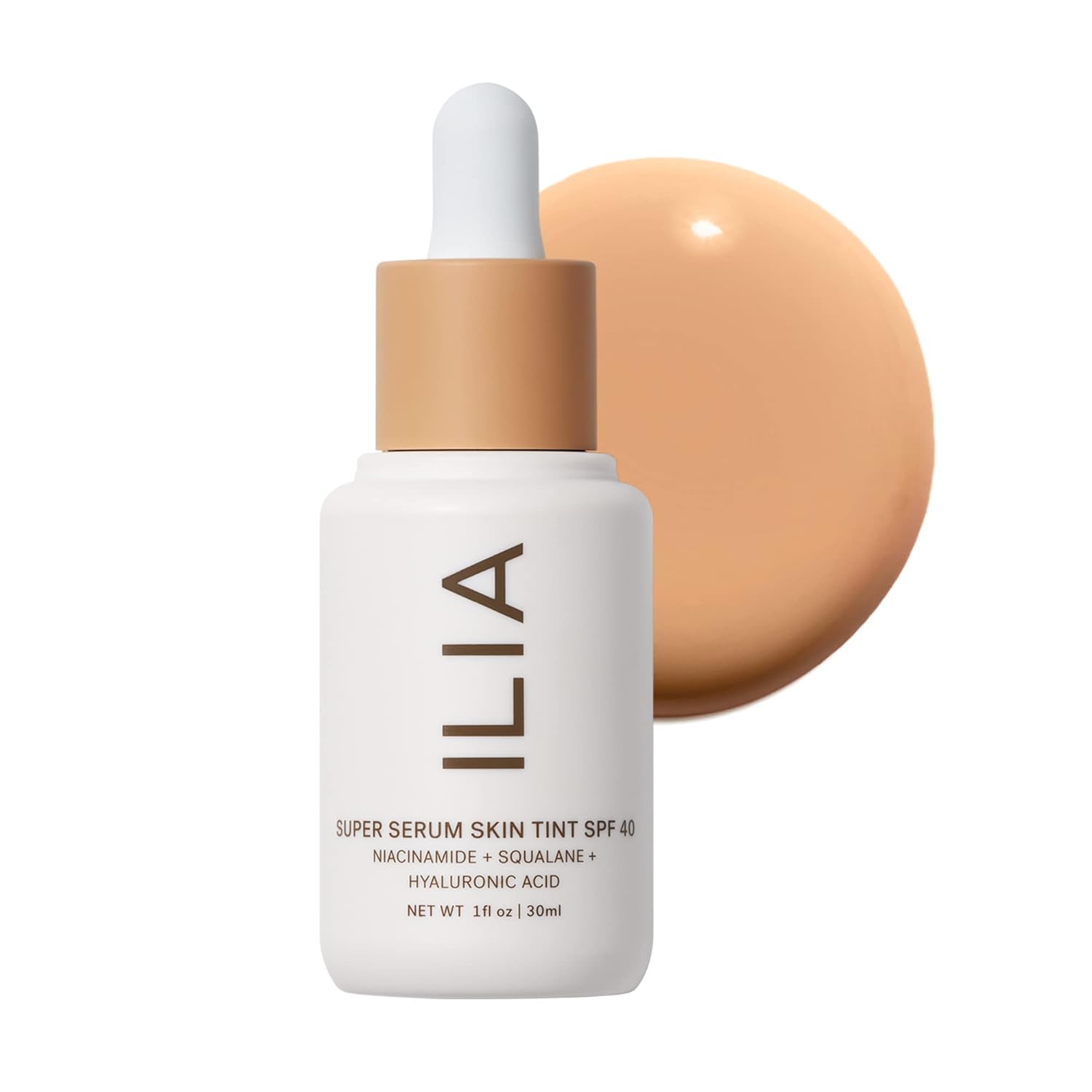 ILIA - Super Serum Skin Tint SPF 40 (Diaz ST7, 1 fl oz | 30 ml)