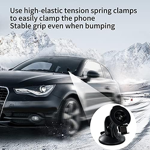 BOROLA GPS Holder Bracket Cradle, Compatible for Garmin Nuvi | Durable plastic GPS mount bracket, tool-free install, ball-socket adjustment for vehicle air vent mounting