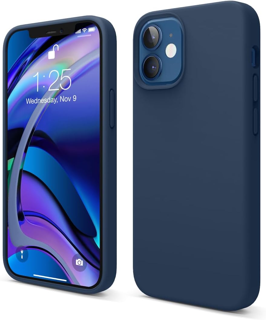 elago Premium Liquid Silicone Case for iPhone 12 Mini Lavender