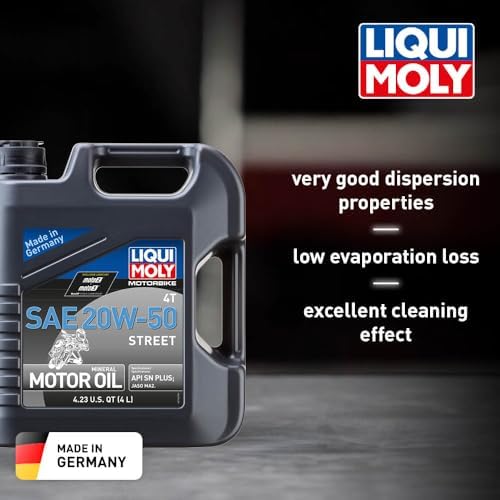 Liqui Moly Motorbike 4T SAE 20W-50 Street | 4 L | 4-Stroke Oil | SKU: 20064