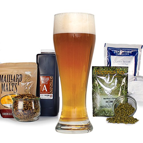Northern Brewer Raspberry Wheat Homebrewing Beer Recipe Kit, 5 Gal
