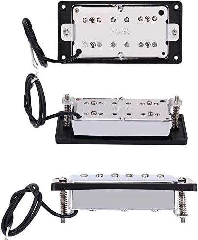 Bnineteenteam Double Coil Guitar Humbucker Pickup Set with Mounting Screws Compatible with Guitar Pickup