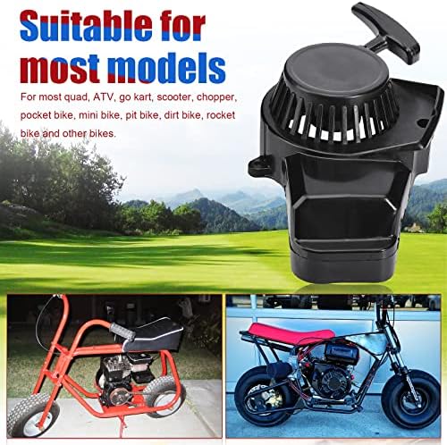 Pull Start Starter for 47cc 49cc Mini Quad ATV Scooter Pocket Bicycle Rocket Bike 2-stroke Engines